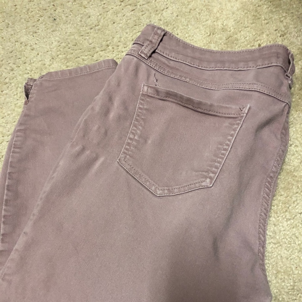 Lauren Conrad Dusty rose denim jeans